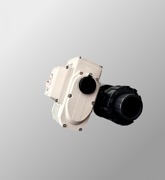 Шаровый кран ПВХ с электроприводом 220V EKKST/220АС  